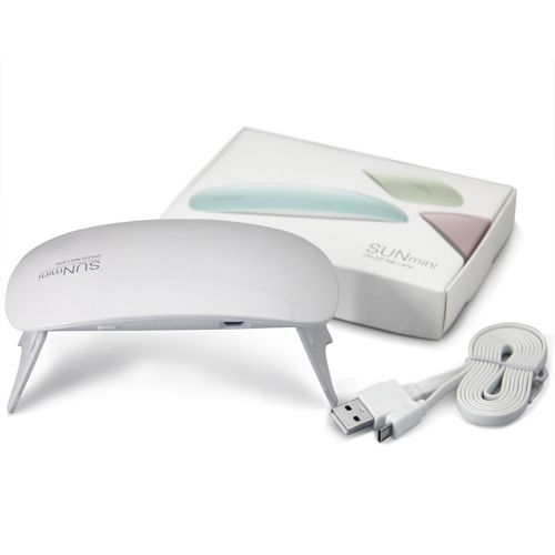 Лампа Beauty nail SUN mini 6W LED + UV від USB для сушіння нігтів працює від USB кабелю сушарка для нігтів УФ LED SUNmini для манікюру