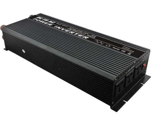 Автомобильный инвертор UN-3062 7000W 12V-220V, Авто преобразователь напряжения тока от прикуривателя и аккумулятора 12В 7000В с защитой от перегрева