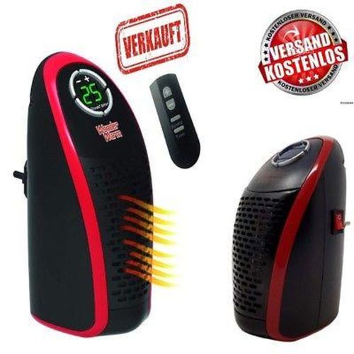 Портативний міні обігрівач в розетку Wonder Warm EY-2028 400W з пультом