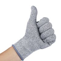Защитные перчатки, устойчивые к порезам Cut Resistant Gloves, Сверхпрочные перчатки с защитой от порезов и проколов, Перчатки для защиты рук Серые