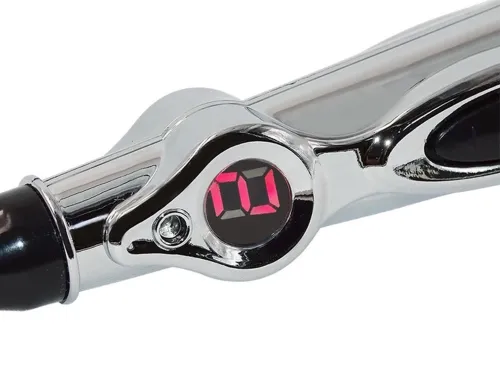 Акупунктурний масажер у формі ручки Massager Pen DF-618, прилад для точкового масажу всього тіла Сірий, електронна акупунктурна ручка для обличчя