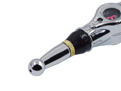 Акупунктурний масажер у формі ручки Massager Pen DF-618, прилад для точкового масажу всього тіла Сірий, електронна акупунктурна ручка для обличчя