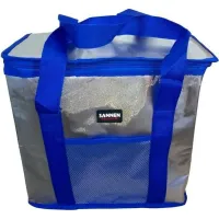 Туристична термосумка Sannen Cooler Bag MC-1059 на 25 л для продуктів і напоїв 37x20x34 см похідний переносний термобокс холодильник для пікніка