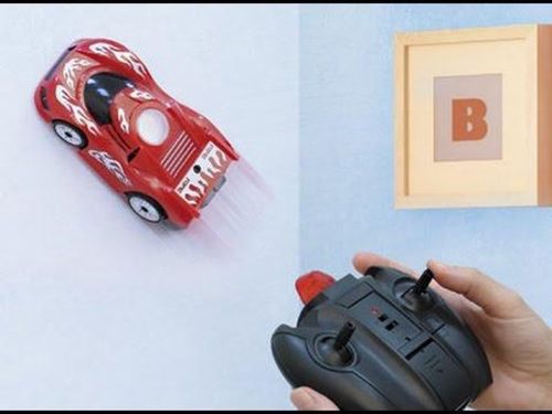 Антигравітаційна машинка Wall Climber CAR P802 Червона їде по стінах і стелі