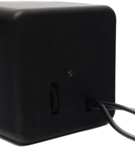 Мини USB колонки для ПК компьютера, ноутбука D-02A проводная компьютерная акустическая система 6.8Х6.8 см, маленькая музыкальная акустика 3.5 мм 5W