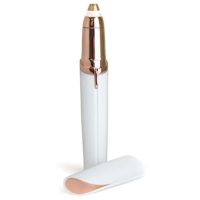 Жіночий епілятор для брів Finishing Touch Flawless Brows, портативний тример Електробритва для видалення волосся на батарейках Білий