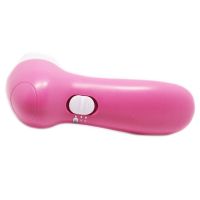 Електричний жіночий масажер для обличчя 5 в 1 Multifunction Face Cleaner AE-8782C 5 насадок, Масажна щітка зі змінними насадками на батарейках