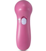Електричний жіночий масажер для обличчя 5 в 1 Multifunction Face Cleaner AE-8782C 5 насадок, Масажна щітка зі змінними насадками на батарейках