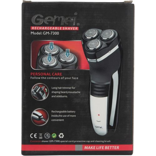 Роторна електробритва GEMEI GM - 7300 Чоловіча бритва