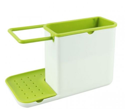 Кухонний органайзер для мийних засобів на раковину Kitchen Shelf Sink Tidy 3 в 1, Універсальний органайзер для кухонного приладдя на мийку