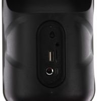 Бездротова Bluetooth колонка JBK-S1 з RGB LED підсвічуванням і функцією Power Bank, акумуляторна блютуз акустика USB AUX для Android IOS Чорна
