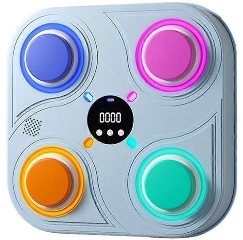 Настінний музичний тренажер для боксу Music Boxing Machine STC-25 з музикою з LED RGB підсвічуванням, Настінна боксерська мішень XL - 977 для дітей