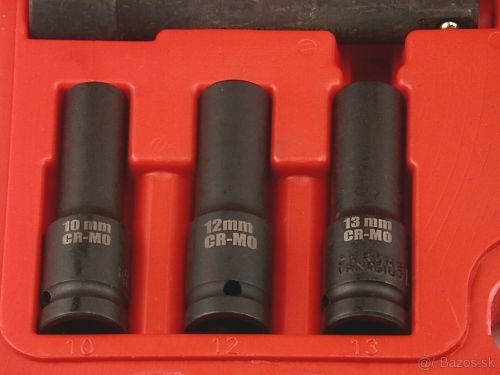 Набір торцевих шестигранних головок Piece Tool Set 1/2 " 31шт в кейсі, ударні головки 8-32mm з подовжувачем і кутовий насадкою 31 предмет у валізі