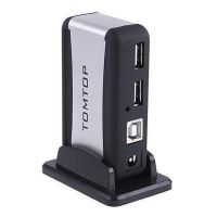 Вертикальний USB хаб HUB 2.0 Tomtop на 7 портів розгалужувач подовжувач від мережі