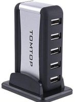 Вертикальний USB хаб HUB 2.0 Tomtop на 7 портів розгалужувач подовжувач від мережі