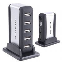 Вертикальний USB хаб HUB 2.0 Tomtop на 7 портів розгалужувач подовжувач від мережі