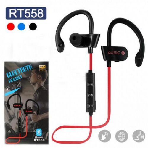 Беспроводные спортивные Bluetooth наушники RT558 BT с креплением на ухо RT-558