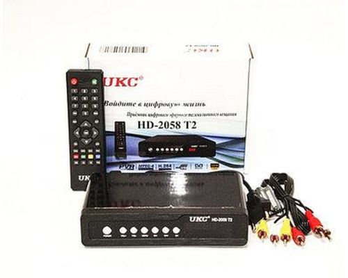 Цифровий ефірний Тюнер T2 UKC HD-2058 в металевому корпусі wi-fi DVB-Т2 ресивер