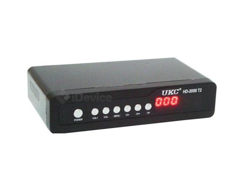 Цифровий ефірний Тюнер T2 UKC HD-2058 в металевому корпусі wi-fi DVB-Т2 ресивер