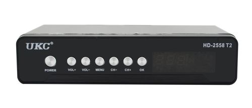 Цифровой эфирный Тюнер T2 UKC HD-2558 в металическом корпусе wi-fi DVB-Т2 ресивер