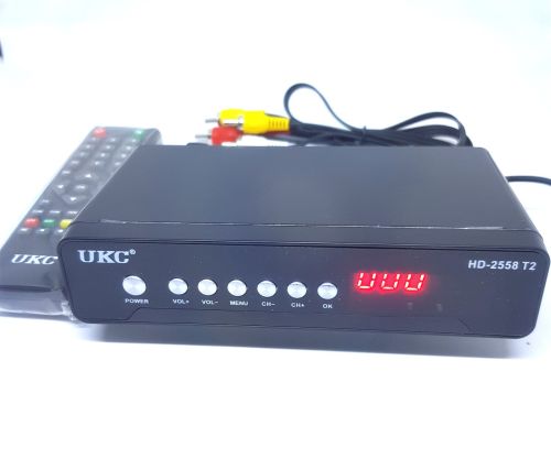 Цифровой эфирный Тюнер T2 UKC HD-2558 в металическом корпусе wi-fi DVB-Т2 ресивер