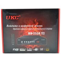 Цифровой эфирный Тюнер T2 UKC HD-2558 в металическом корпусе wi-fi DVB-Т2 ресивер