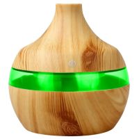 Ультразвуковой увлажнитель воздуха Air Purifier KPY-25S с LED подсветкой от USB Портативный аромадиффузор аромалампа 130 мл Светлое дерево