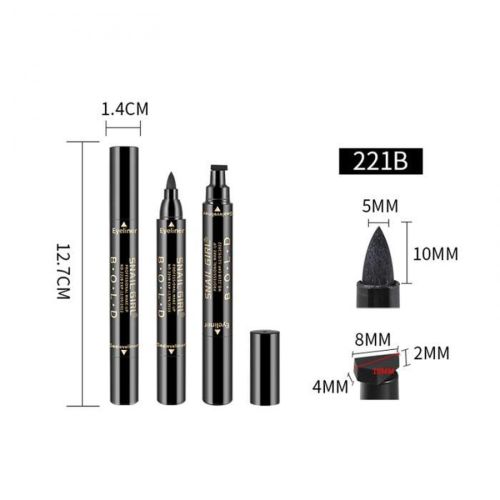 Водостойкая двусторонняя подводка для глаз B.O.L.D Snail Girl Eyeliner 221A/221B штамп для стрелки Handaiyan BOLD