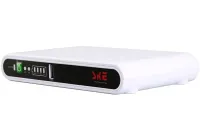 Джерело безперебійного живлення ДБЖ UPS SKE POE-532E для WI-Fi роутера 5V 9V 12V Power Bank 8800 mAh бесперебойник 17W для PoE 15V 24V модему Білий