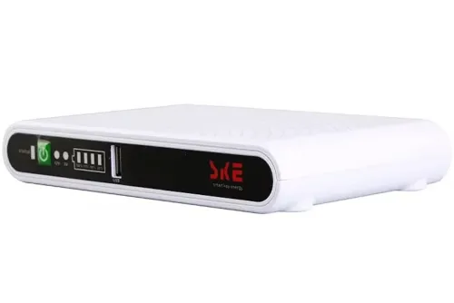Джерело безперебійного живлення ДБЖ UPS SKE POE-532E для WI-Fi роутера 5V 9V 12V Power Bank 8800 mAh бесперебойник 17W для PoE 15V 24V модему Білий