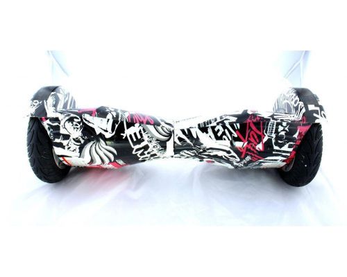 Гироскутер гироборд Smart Balance Wheel Transformers з пультом Bluetooth 8 " Graffiti графіті черепа