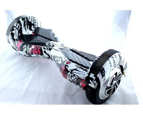 Гироскутер гироборд Smart Balance Wheel Transformers з пультом Bluetooth 8 " Graffiti графіті черепа