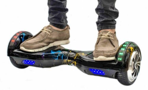 Гироскутер гироборд Smart Balance Wheel 6.5 " A3 з автобалансом і пультом Bluetooth кольорова блискавка