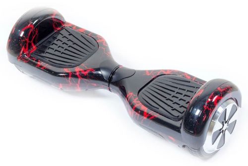 Гироскутер гироборд Smart Balance Wheel 6.5" A3 с автобалансом и пультом Bluetooth Красная молния