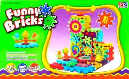 Дитячий розвиваючий конструктор 3D Funny Bricks (Фанні БРІКС) 81 деталь