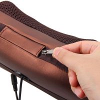 Масажна подушка з інфрачервоним підігрівом Massage Pillow QY-8028, роликовий масажер для спини і шиї