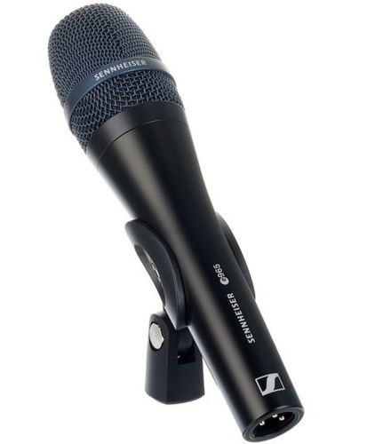 Ручний провідний мікрофон Sennheiser Evolution E965 для співу, вокальний односпрямований конденсаторний мікрофон для запису і караоке Чорний