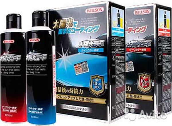 Рідке скло для машини Willson Taiyoko Coat 300 мл захисне покриття для кузова автомобіля, поліроль