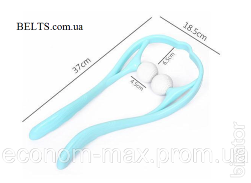 Ручний роликовий масажер для шиї Hexiang Neck Massager для зняття втоми і напруги