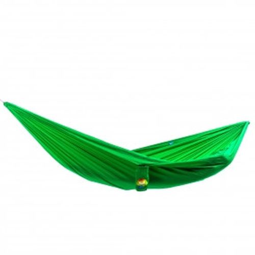 Гамак із нейлону туристичний одномісний Travel hammock 270х140 см Літній із кишенею