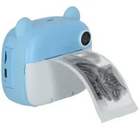 Дитячий фотоапарат з миттєвим друком DIY Instant Digital Camera M3 3 в 1 цифрова камера полароїд для фото і відео на акумуляторі Блакитний