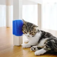 Масажна щітка-чесалка для кішок Hagen Catit Self Groomer для грумінгу кутова щітка чесалка для котів і собак іграшка для тварин для самогрумінгу