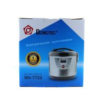 Мультиварка Domotec MS-7722 5л 6 програм Metall + книга рецептів
