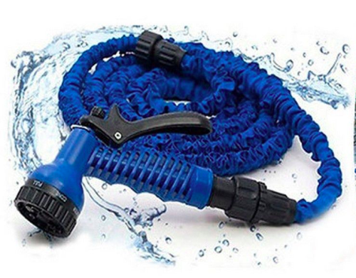 Садовый шланг для полива Xhose 52.5 Метра 175FT с распылителем X-Hose 52.5м