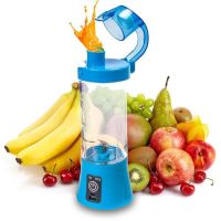 Акумуляторний портативний блендер Qllipin Juice Cup OL-602 з поїлкою 380 мл працює від USB кабелю