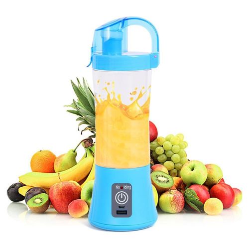 Акумуляторний портативний блендер Qllipin Juice Cup OL-602 з поїлкою 380 мл працює від USB кабелю