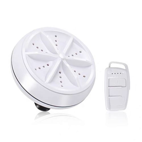 Портативна ультразвукова міні пральна машина Ultrasonic Turbine Wash 523-1 з кабелем USB, Машинка для прання від повербанка Біла