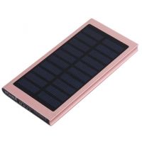 Портативний зарядний Power Bank Smart На сонячній батареї Solar 89000 mAh Slim тонкий
