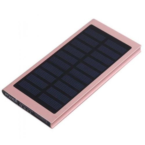 Портативний зарядний Power Bank Smart На сонячній батареї Solar 89000 mAh Slim тонкий