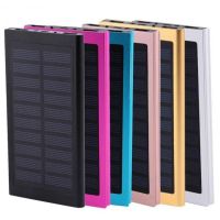 Портативний зарядний Power Bank Smart На сонячній батареї Solar 89000 mAh Slim тонкий